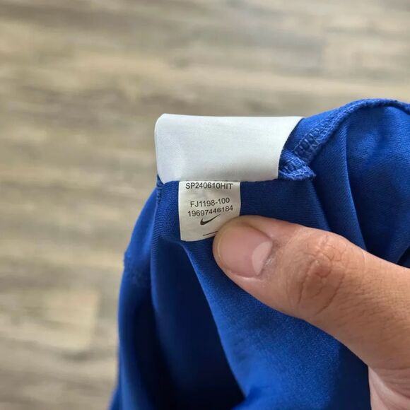 NIKE FRANCE FFF Kylian Mbappe #10 2024/2025 Home Jersey Euro 2024 Kids XL - Picture 8 of 8